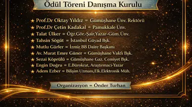 Şehrine Değer Katanı Sen Seç! Gümüşhane Ödülleri İçin Geri Sayım