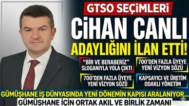 GTSO’da seçim heyecanı: Cihan Canlı "Ben de varım" dedi