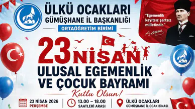 Gümüşhane Ülkü Ocakları’ndan 23 Nisan’da Vefa ve Coşku Dolu Etkinlik