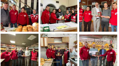 Türk Kızılay Gümüşhane Şubesi’nden hayırsever esnafa ahde vefa