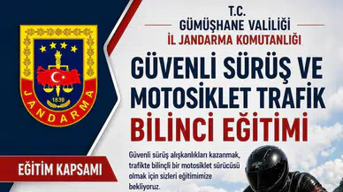 Motosiklet Sürücüleri Bu Eğitimi Kaçırmayın! TürkChopper MC Gümüşhane Destek Veriyor
