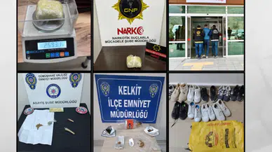 Gümüşhane Emniyeti'nden Zehir Tacirlerine ve Kaçakçılara Büyük Darbe