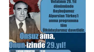 Başbuğ Alparslan Türkeş Vefatının 29. Yılında Gümüşhane’de Törenlerle Anılacak