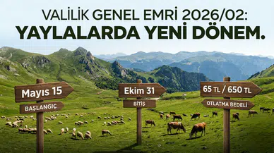 Mera ve Yaylaklarda İzinsiz Otlatmaya Ağır Yaptırım