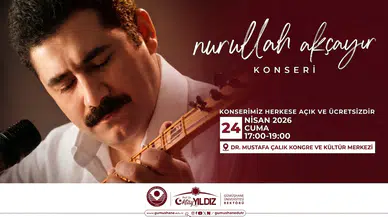 Ünlü sanatçı Nurullah Akçayır Gümüşhane Üniversitesinde türkü ziyafeti verecek