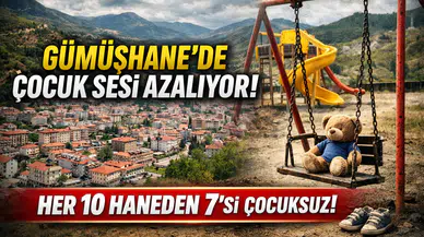 Gümüşhane’de Çocuk Sesi Azalıyor! Her 10 Haneden 7’si Çocuksuz