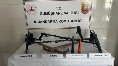 Şiran’da Define Hayali Kısa Sürdü! Jandarma Suçüstü Yakaladı