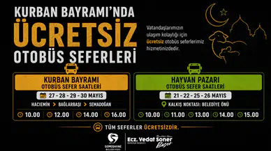 Gümüşhane Belediyesinden Kurban Bayramı Öncesi Ücretsiz Ulaşım Hizmeti