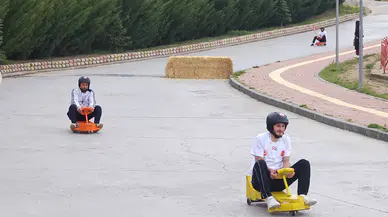 Kampüste Adrenalin Tavan Yaptı: Rampadan Aşağı Son Sürat İndiler!