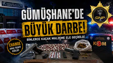 Gümüşhane’de "Change" Araç ve Binlerce Kaçak Malzeme Yakalandı! İşte Operasyonun Detayları