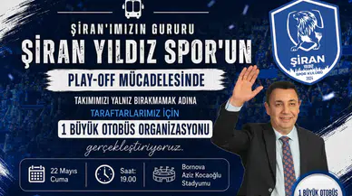 Gümüşhane Belediyesi’nden dev maça otobüs desteği