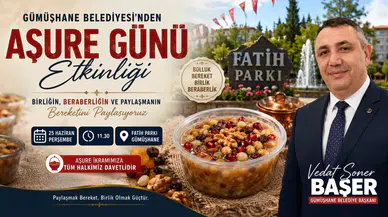 Gümüşhane Belediyesi Fatih Parkı’nda Aşure Etkinliği Düzenleyecek