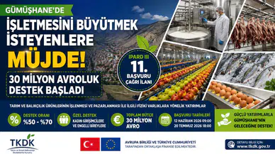 Gümüşhane'de İşletmesini Büyütmek İsteyenlere Müjde! 30 Milyon Avroluk Destek Başladı