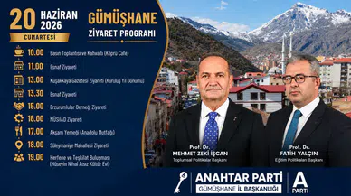 Anahtar Parti MYK Üyeleri Gümüşhane’de Bir Dizi Ziyaret Gerçekleştirecek