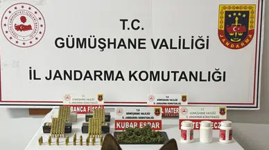 Gümüşhane'de Jandarmadan Uyuşturucu ve Mühimmat Operasyonu