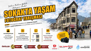 Gümüşhane Belediyesi "Sokakta Yaşam Fotoğraf Yarışması" Düzenliyor