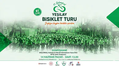 Yeşilay 13. Geleneksel Bisiklet Turu yarın yapılacak