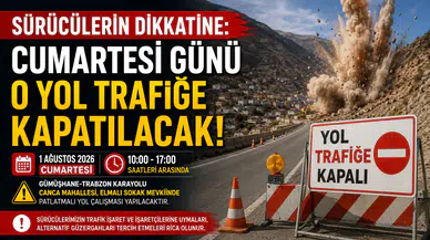 Sürücülerin Dikkatine: Cumartesi Günü O Yol Trafiğe Kapatılacak!