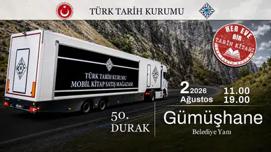 Türk Tarih Kurumu Mobil Kitap Satış Mağazası Gümüşhane'ye Geliyor