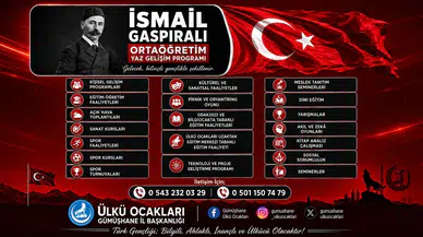 Ülkü Ocaklarından İsmail Gaspıralı Yaz Gelişim Programı