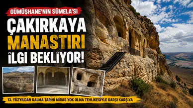 Gümüşhane’nin Sümela’sı Çakırkaya Manastırı ilgi bekliyor