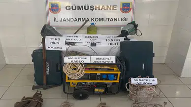 Şiran'da Kaçak Kazıya Jandarma Engeli: 3 Kişi Gözaltına Alındı