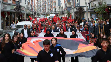 Gümüşhane'de Protokol ve Vatandaşlar Kahraman Gaziler İçin Bir Araya Geldi