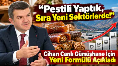 “Pestili Yaptık, Sıra Yeni Sektörlerde!" Cihan Canlı Gümüşhane İçin Yeni Formülü Açıkladı
