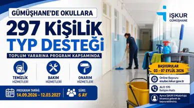 Gümüşhane'de 297 Kişiye 6 Ay Süreli İş İmkanı: Başvurular Yarın Başlıyor!