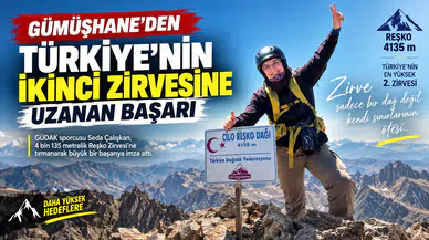 Gümüşhane’den Türkiye’nin İkinci Zirvesine Uzanan Başarı: Cilo Dağları’nın Zirvesine Adını Yazdırdı