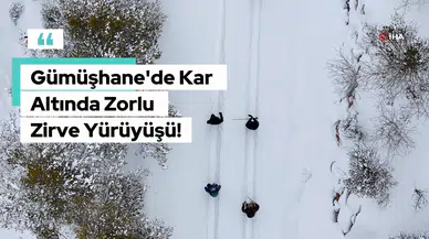 Beyaz huzurun adresi Gümüşhane!