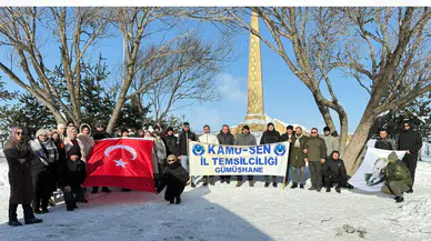 Gümüşhane Kamu-Sen, Sarıkamış şehitliğinden hadsiz saldırıya sert tepki gösterdi