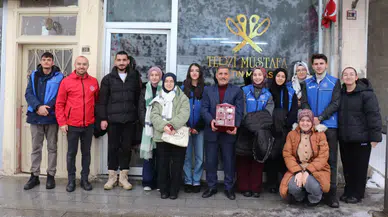 Gümüşhane Gençlik Merkezi’nden yarım asırlık zanaatkâra vefa ziyareti