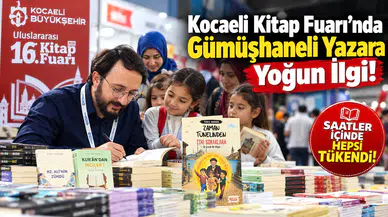Kocaeli Kitap Fuarı’nda Gümüşhaneli Yazara Yoğun İlgi: Saatler İçinde Hepsi Tükendi!
