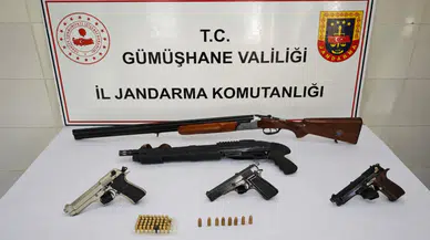 JASAT ve Şiran Jandarmasından İnözü Köyünde Kaçak Silah Operasyonu