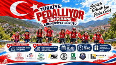 Gümüşhane'de Cumhuriyet Coşkusu Bu Kez Pedallarla Yaşanacak