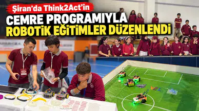 Şiran'da Think2Act'in Cemre Programıyla Robotik Eğitimler Düzenlendi