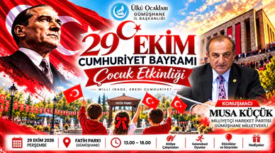 Gümüşhane Ülkü Ocaklarından 29 Ekim’de iki ayrı program