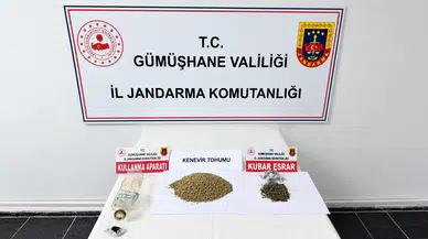 Gümüşhane'de Jandarma Ekiplerinden Kaçakçılık ve Uyuşturucu Operasyonu
