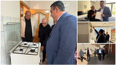 Gümüşhane Belediyesi Doğalgaz Dönüşüm Desteği İle Evlerde Gaz Kullanımı Başladı
