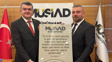 MÜSİAD Gümüşhane'de Bayrak Değişimi: Selim Yıldız, Cihan Canlı'dan Görevi Devraldı!