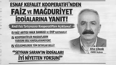 Gümüşhane Esnaf ve Sanatkarlar Kredi Kefalet Kooperatifi'nden "Faiz" ve "Mağduriyet" İddialarına Yanıt