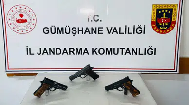 Torul’da Jandarma'dan silah kaçakçılığı operasyonu: 3 silah ve 2 şüpheli yakalandı