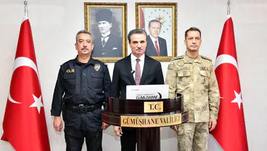 Vali Baruş “Huzur şehri” Gümüşhane’nin asayiş rakamlarını açıkladı