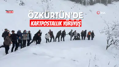 Gümüşhane’de kartpostallık doğa yürüyüşü