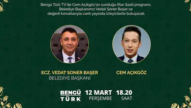 BengüTürk TV "Ramazan Bereketi" Programını Gümüşhane'den Canlı Yayınlayacak