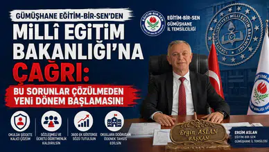 Gümüşhane Eğitim-Bir-Sen'den Milli Eğitim Bakanlığı'na Çağrı: Bu Sorunlar Çözülmeden Yeni Dönem Başlamasın!