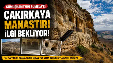 Gümüşhane’nin Sümela’sı Çakırkaya Manastırı ilgi bekliyor