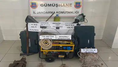 Şiran'da Kaçak Kazıya Jandarma Engeli: 3 Kişi Gözaltına Alındı