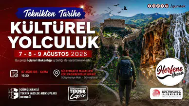40 Kişilik Mimar ve Mühendis Ekibi Gümüşhane'ye Geliyor: Süleymaniye'de Herfene Gecesi Düzenlenecek
